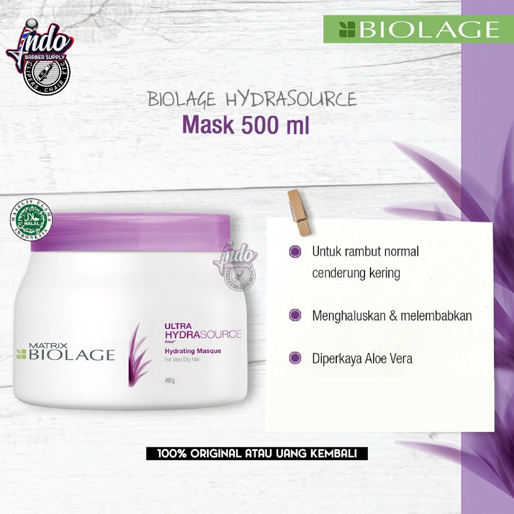 Jual Matrix Biolage Hair Mask (Masker Rambut) Ultra Hydra Source 500ml