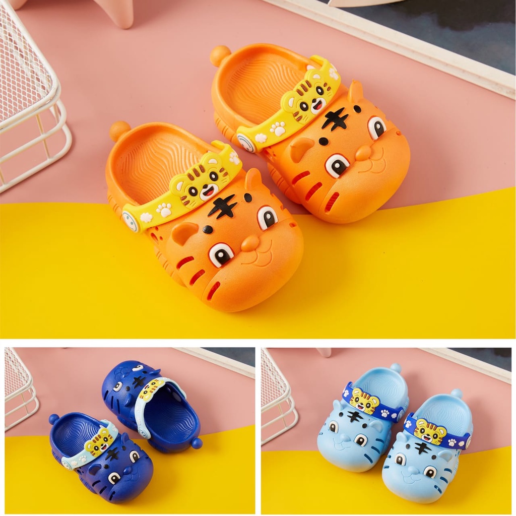 Jual DISKON 11.11 heybaby LION PAO2 anak Sandal slop anak laki
