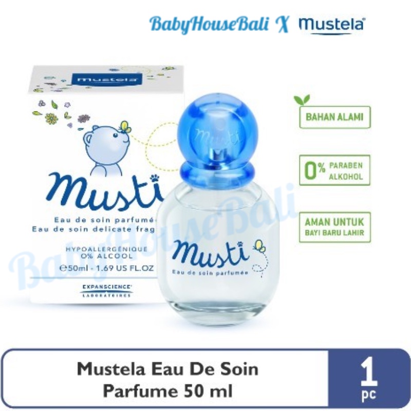Jual Mustela Musti Eau De Perfume 50ml Perfume Mustela Baby Perfume
