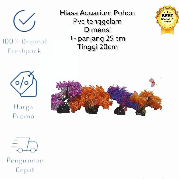 Jual POHON BONSAI DAUN KAKTUS IKAN HIAS AQUASCAPE / ORNAMENT HIASAN