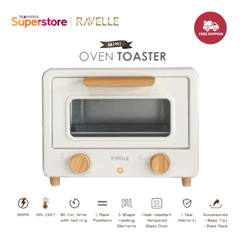 Jual RAVELLE Mini Oven Listrik Toaster 12L Korean Oven Mini