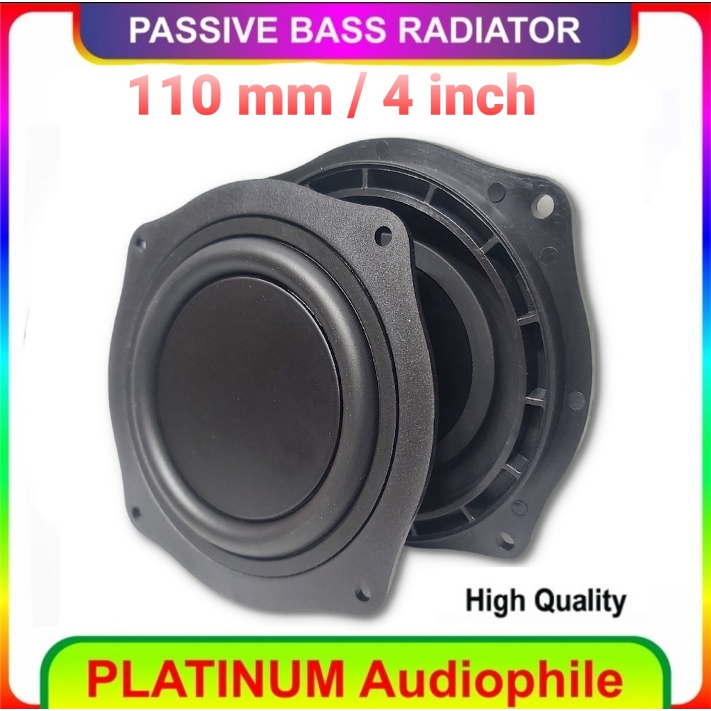Jual Passive Bass Radiator 4 Inch 110mm Pasif Radiator Membran