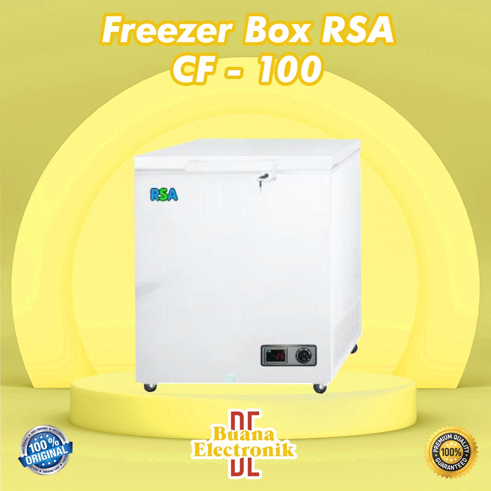 Jual RSA CF100 Chest Frezeer Lemari Pendingin Freezer Box 100 Liter