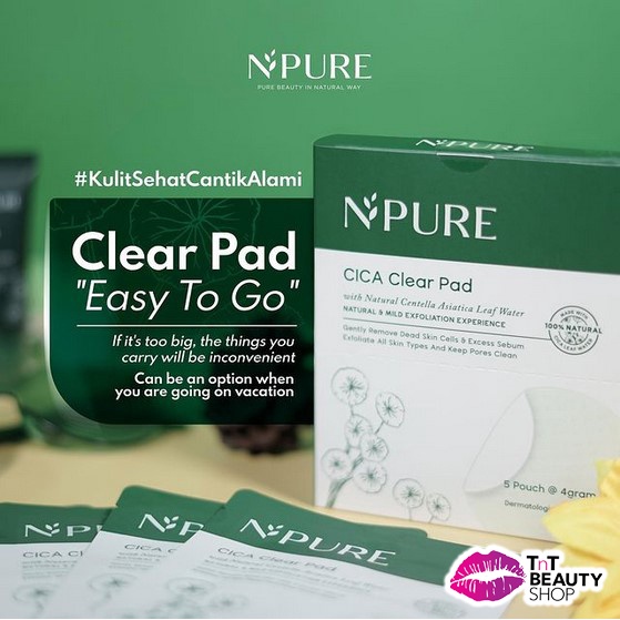 Jual NPURE Cica Clear Pad 1 Sachet Cica Clear Pad ZipLock 7's N'Pure Cica Series Anti Acne