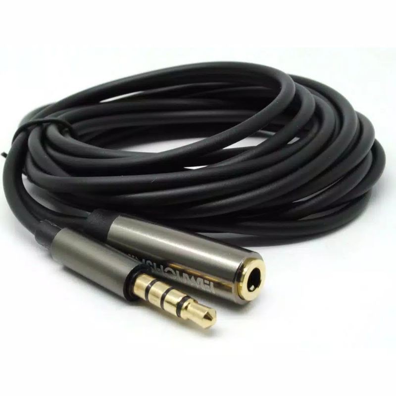 Jual Kabel Aux Audio Extension 3.5mm Male to Female 2M Shopee Indonesia