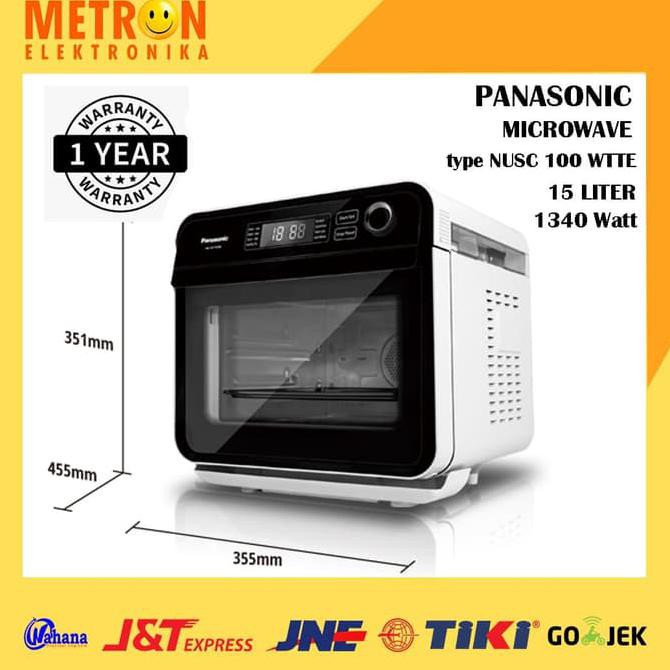 Jual PANASONIC NU SC 100 WTTE / MICROWAVE OVEN STEAM CONVECTION