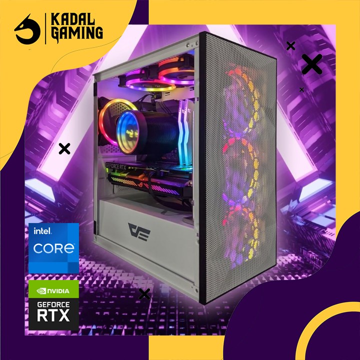 Jual PC GAMING HIGH INTEL CORE I5 11400F RTX ON 3050 32GB RAM EDITING