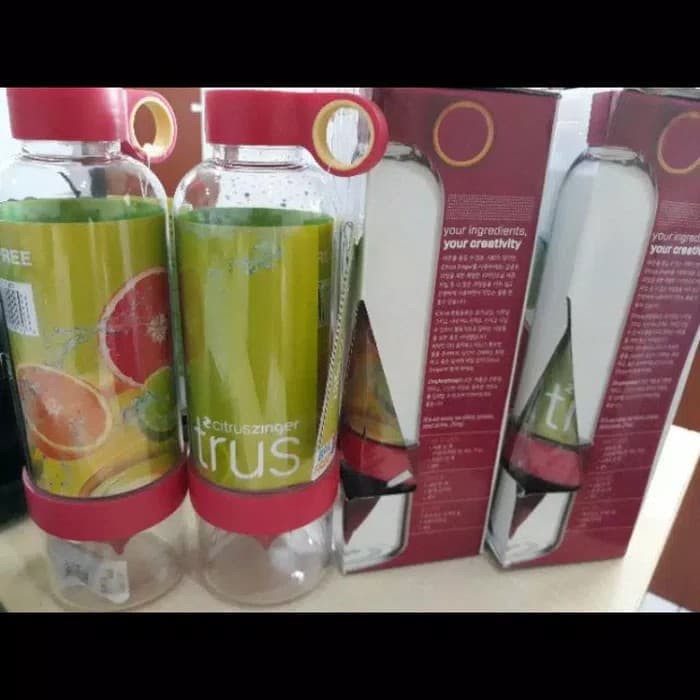 Jual Botol Air Minum Jus Praktis Citrus Zinger Infused Water Bottle