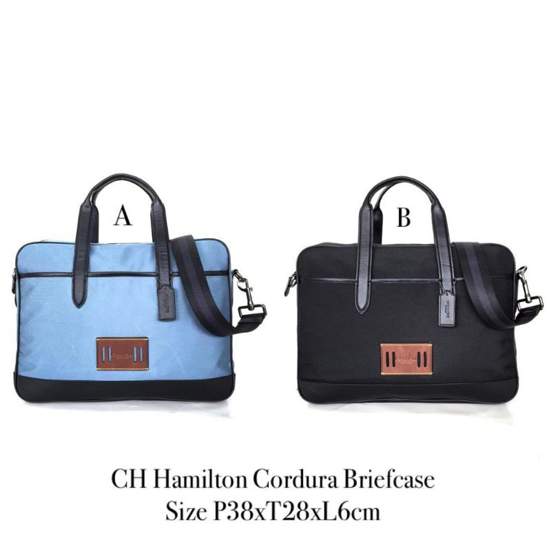 Jual COACH Hamilton Cordura Briefcase Shopee Indonesia