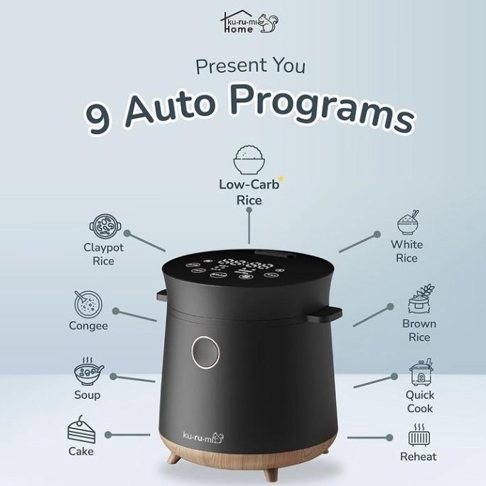 Jual KURUMI HOME MULTIFUNCTION RICE COOKER ( WITH LOW CARB FUNCTION