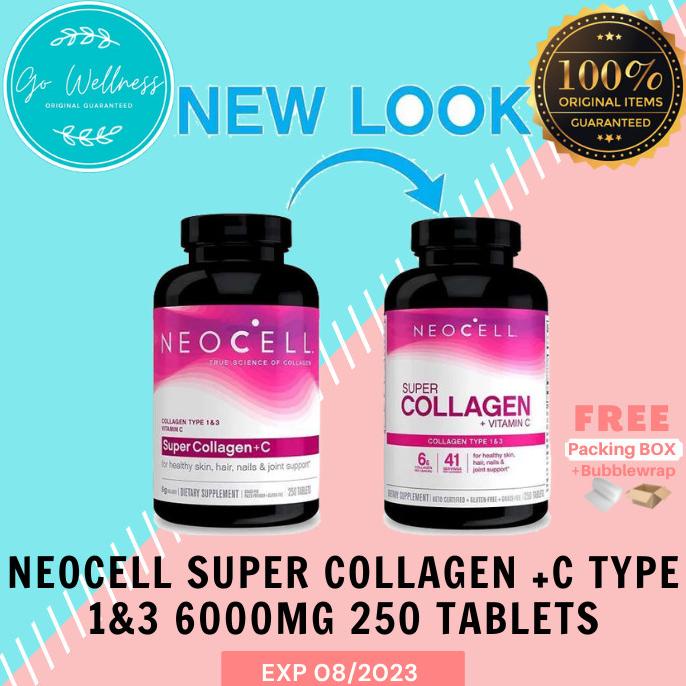 Jual Neocell Super Collagen +C Type 1&3 6000mg 250 tablets Shopee