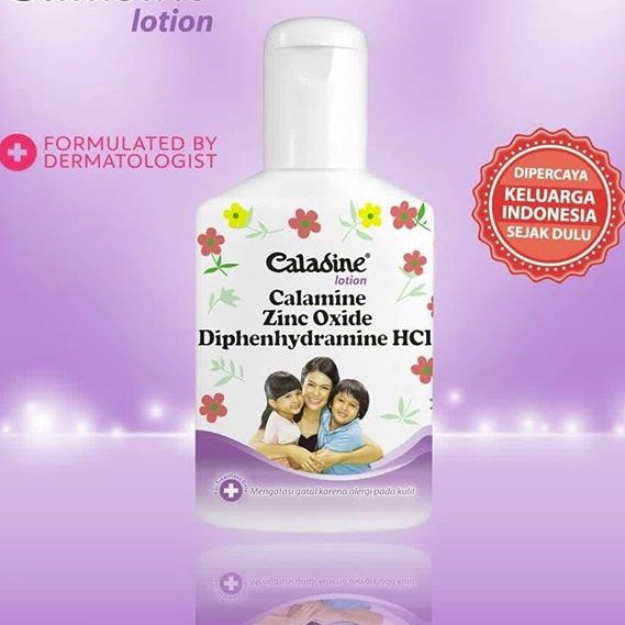 Jual CALADINE LOTION CALAMINE ZINC OXIDE DIPHENHYDRAMINE HCI Shopee
