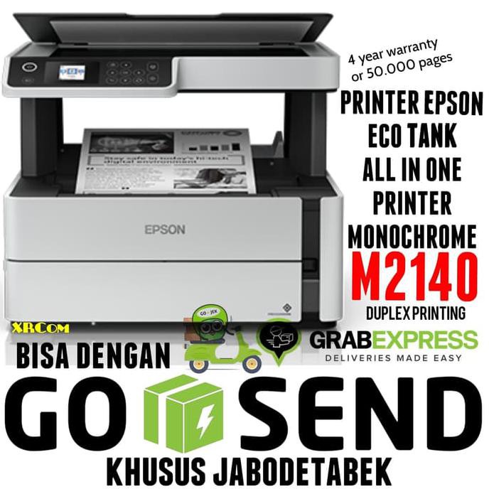 Jual Printer Epson M2140 Eco Tank All in One Mono Duplex Printing M
