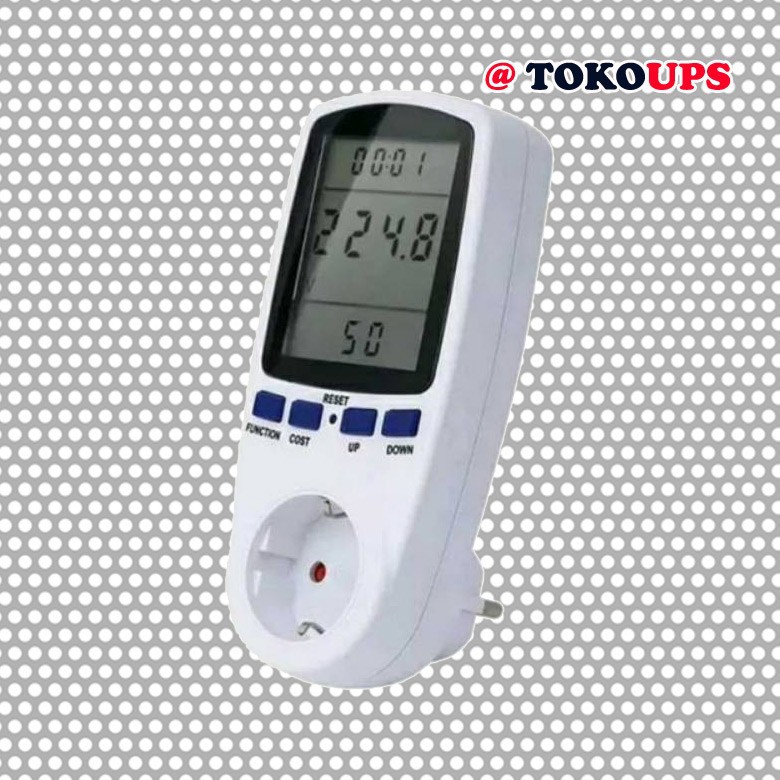 Jual TAFFWARE KWEPM01EU Pengukur Konsumsi Watt Meter Digital Volt