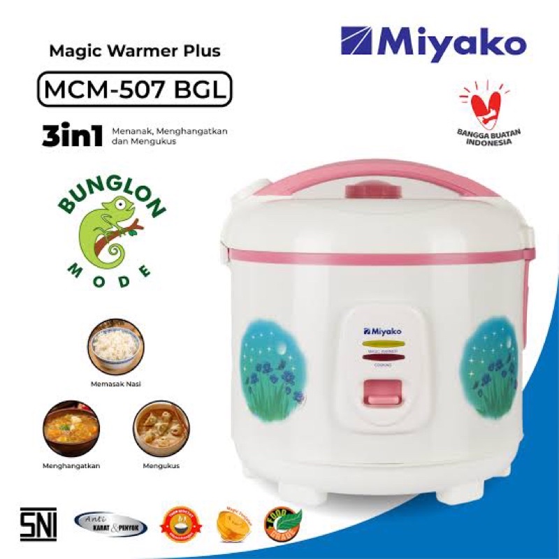 Jual Rice Cooker Stainless Steel Sanken SJ130H 1 Liter Panci