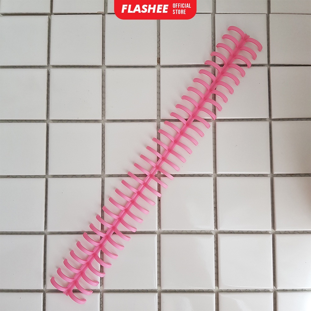 Jual Ring Binder DIY Spiral Binder Strip Loose Leaf Binding Strip Pink