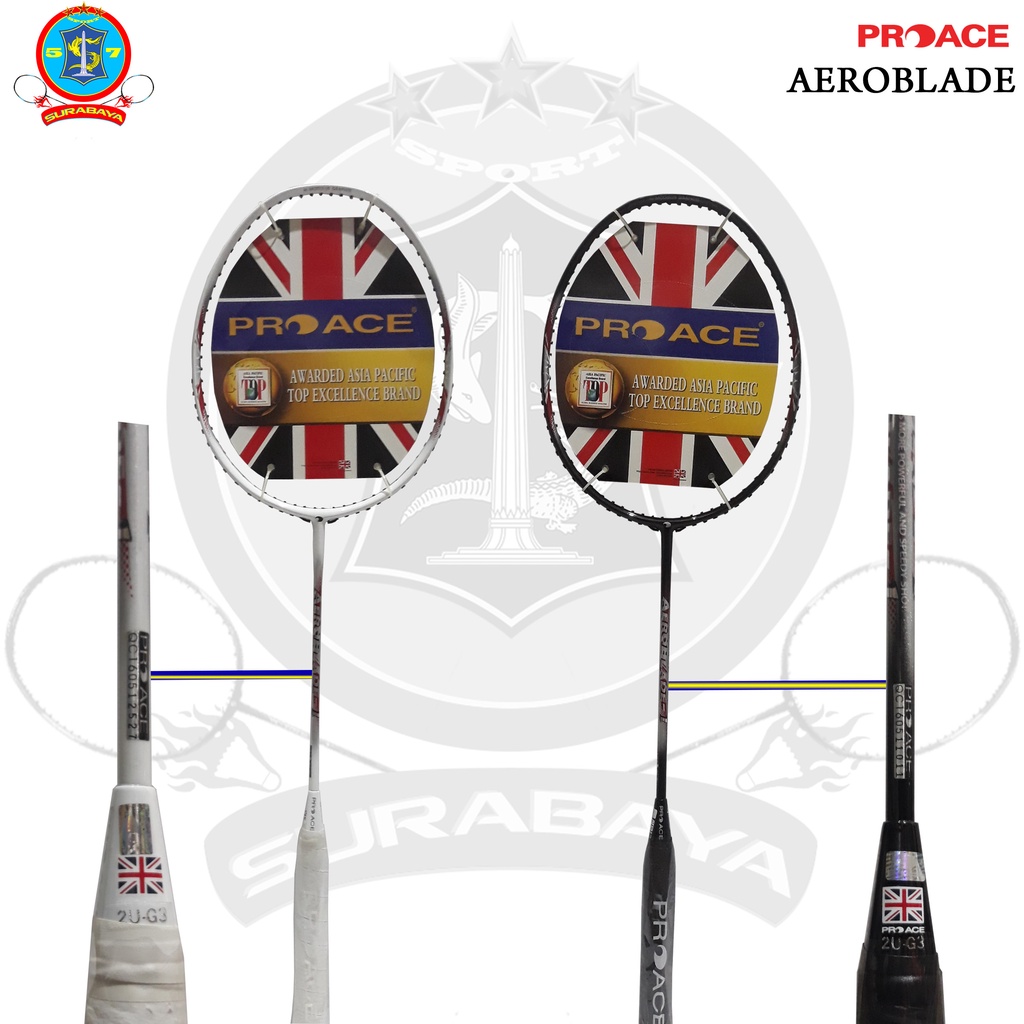 Jual Raket Original Pro Ace Aero Blade Bonus Komplit Badminton Shopee
