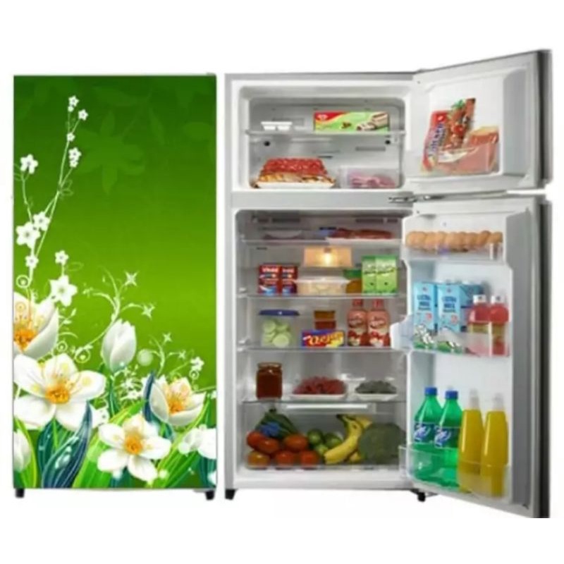 Jual Stiker Kulkas 1 Pintu Motif Bunga Wallpaper Kulkas 120 x 60 cm