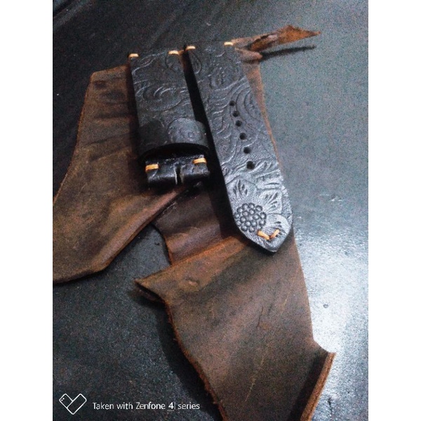 Jual Strap tali kalep jam tangan kulit 100 ,strap kulit asli motif