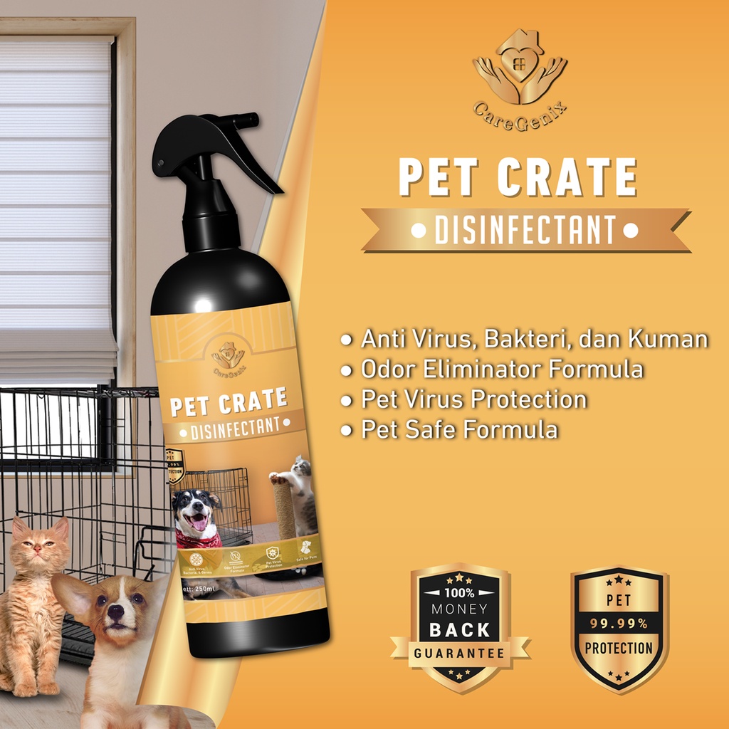 Jual Pet Crate Cage Disinfectant Spray Disinfektan Semprotan Sanitizer