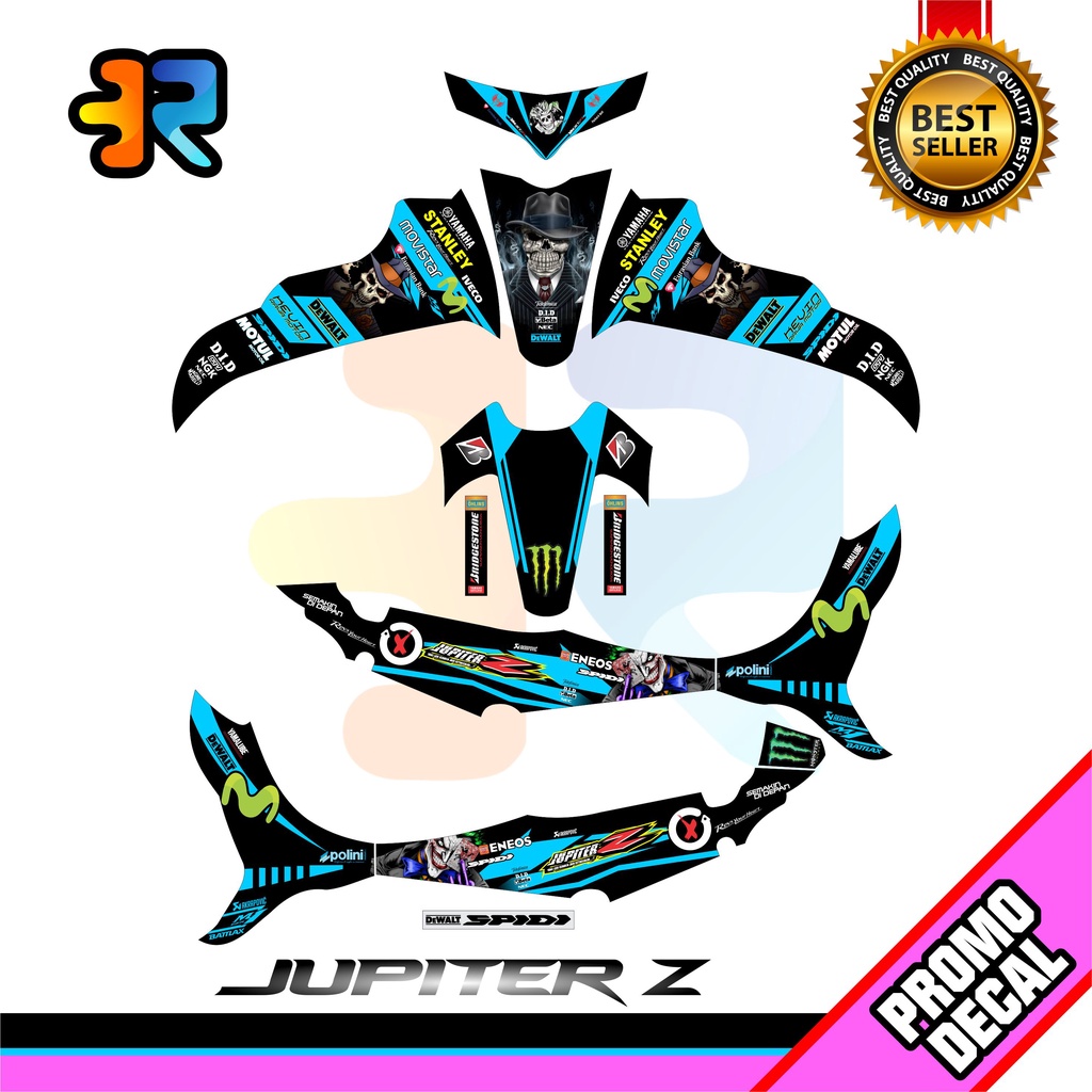 Jual Decal Stiker Motor Jupiter Z Full Body Joker Shopee Indonesia