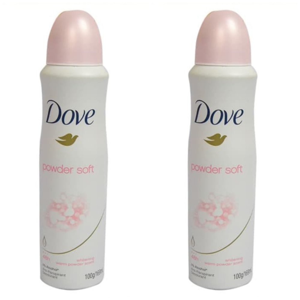 Jual DOVE deodorant spray powder soft 2 x 169ml Shopee Indonesia