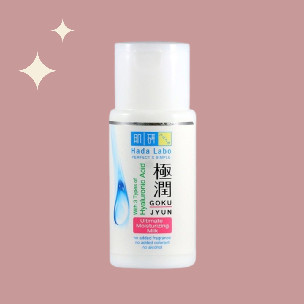 Jual Hada Labo Gokujyun Ultimate Moisturizing Milk 100ml With 3 Types