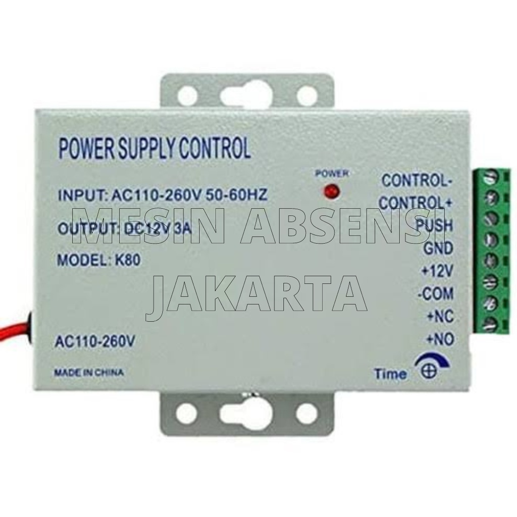 Jual Power supply 12v 3a power supply access control power supply akses door pintu power suplay