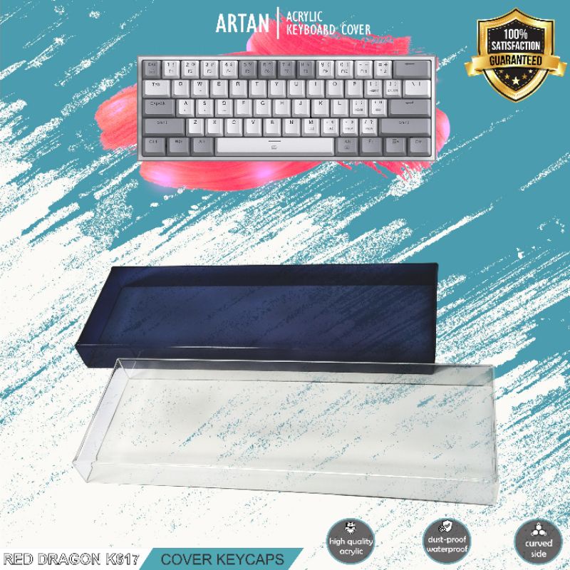 Jual Red Dragon K617 RGB FIZZ ACRYLIC KEYCAPS COVER PELINDUNG CAPS