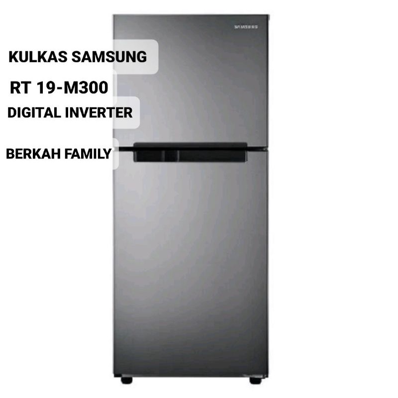 Jual KULKAS SAMSUNG 2 PINTU RT19M300 BGS DIGITAL INVERTER GARANSI RESMI