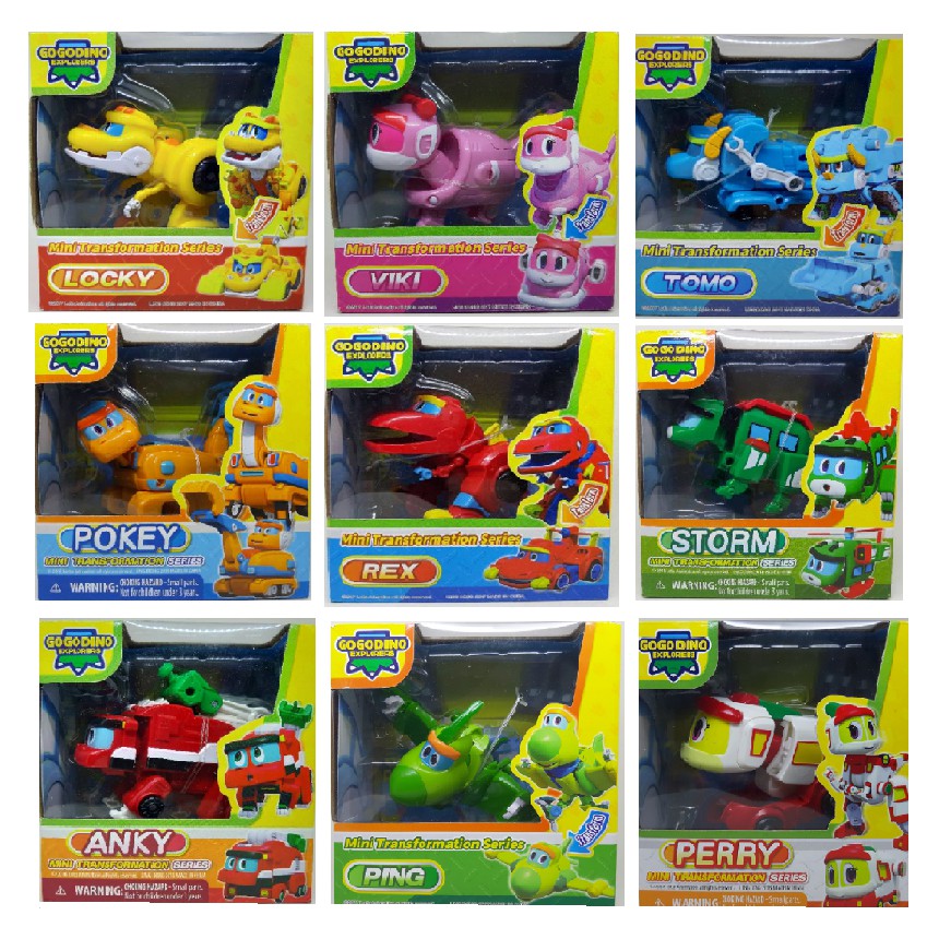 Jual Gogo Dino Transformations Series Size MINI Toys Kingdom Original