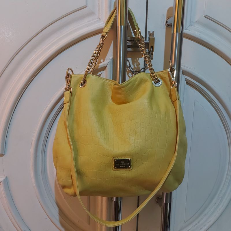 Jual Esquire 2 in 1 Bag/Tote Rantai/Sling Kulit Gajah P ️ Pribadi