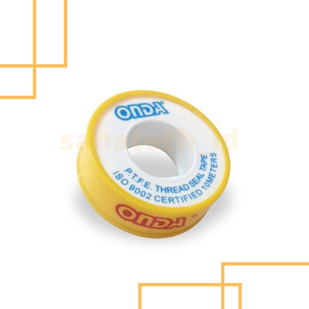 Jual Seal Tape Onda 1/2" Box isi 60 pcs Warna Putih Shopee Indonesia