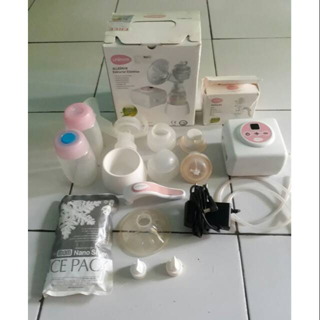 Jual Breastpump Unimom Allegro + Unimom Switch Kit (Preloved) Shopee