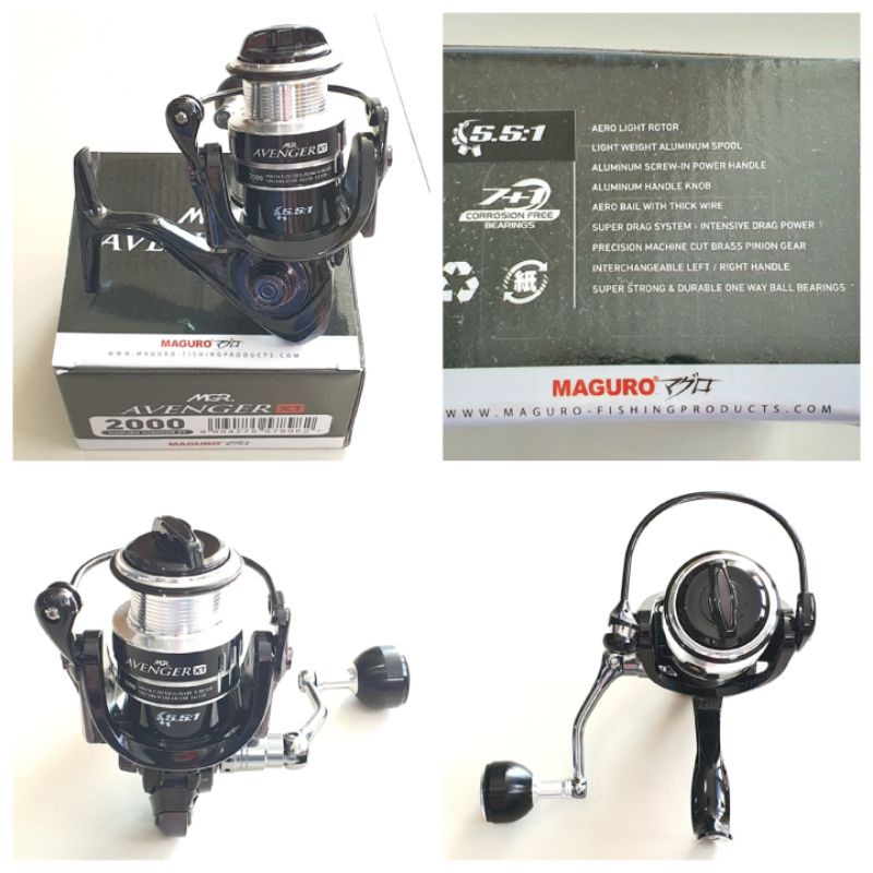 Jual Reel MAGURO AVENGER XT 1000 2000 3000 4000 5000 6000 8000 (power