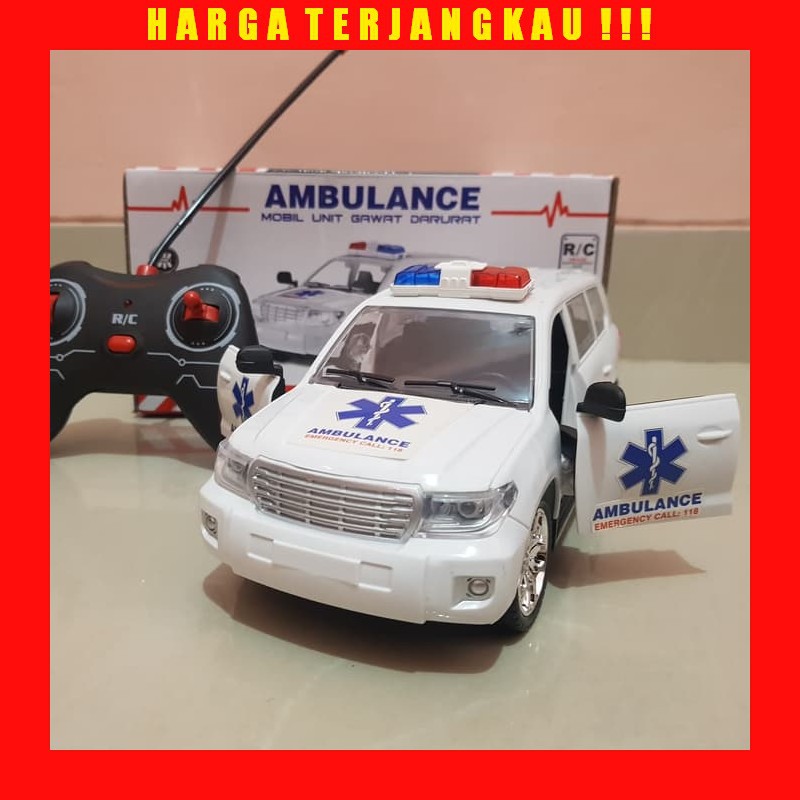 Jual Mobil Ambulance Remote Control RC Car Ambulance Rumah Sakit