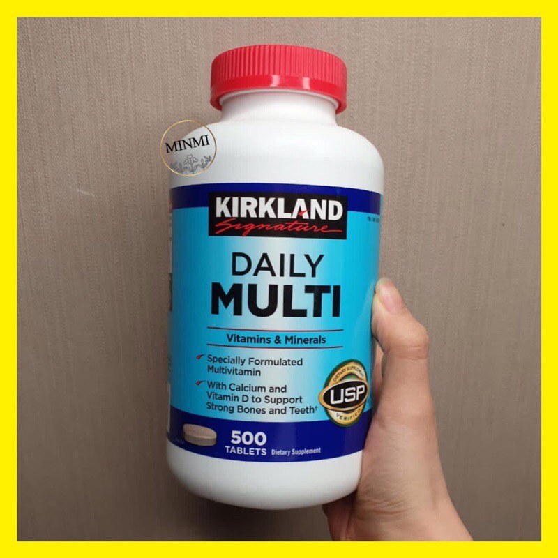 Jual Kirkland Daily multi 500 tablet multivitamin lengkap multimineral