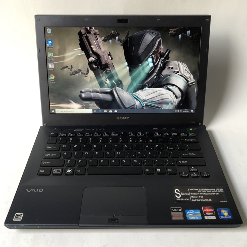 Jual Laptop Gaming Editing Sony Vaio Core i7 gen 2 Slim Keren