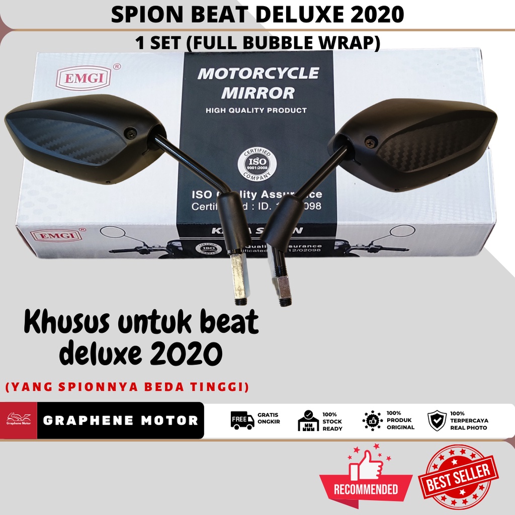 Jual SPION MOTOR HONDA BEAT DELUXE LED 2020 / Street LED 2020 22 KACA
