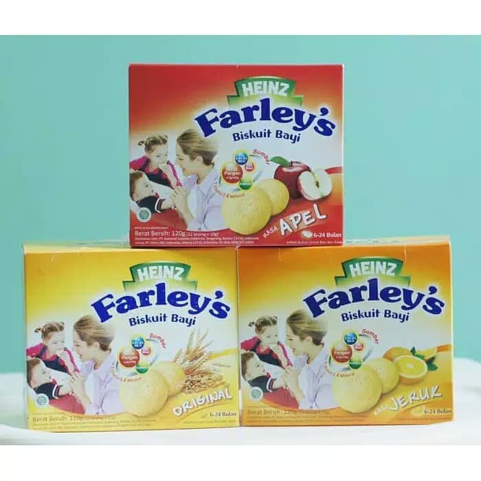 Jual HEINZ FARLEY'S BISKUIT BAYI 120 G (12 KEPING X 10 G ) Shopee