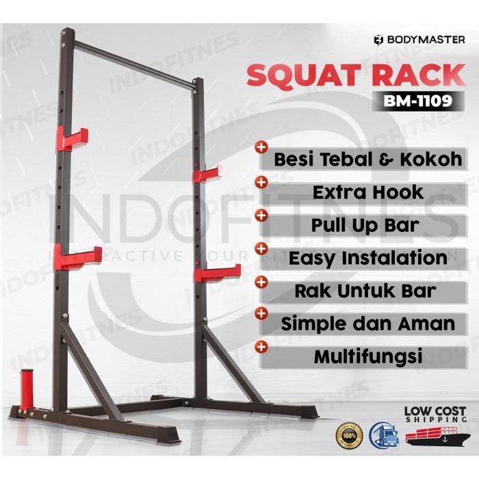 Jual Squat Rack BODYMASTER Power Rack Pull up bar Tower Cage