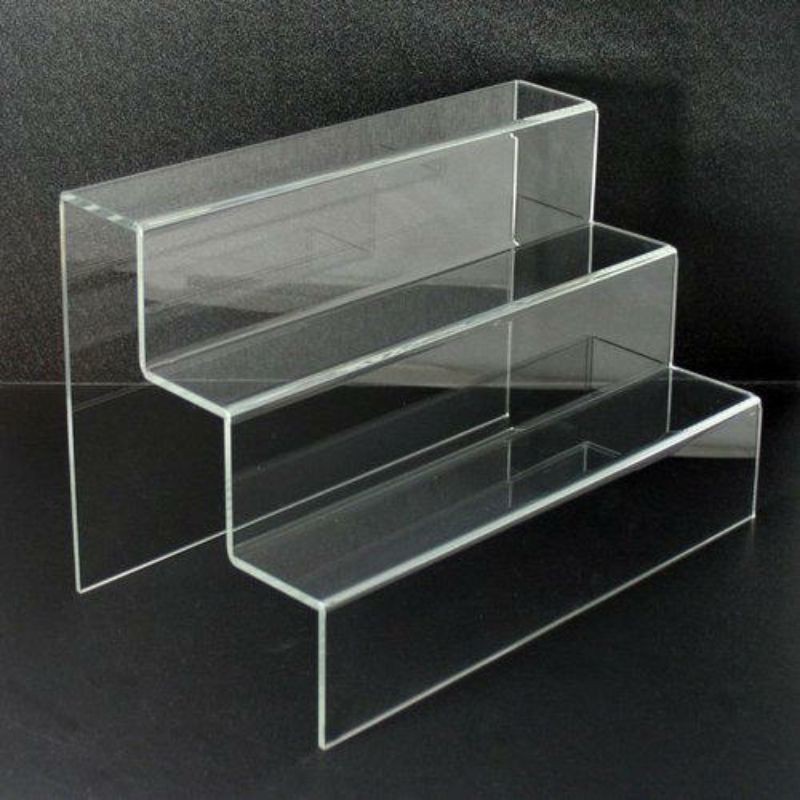 Jual Figure Display 3 Stairs Acrylic 2mm (25cm) | Shopee Indonesia