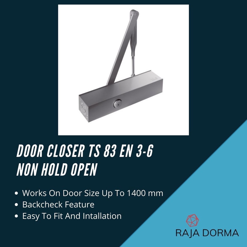 Jual Dorma Door Closer TS83 EN36 NHO Dormakaba TS 83 EN 36 NonHold