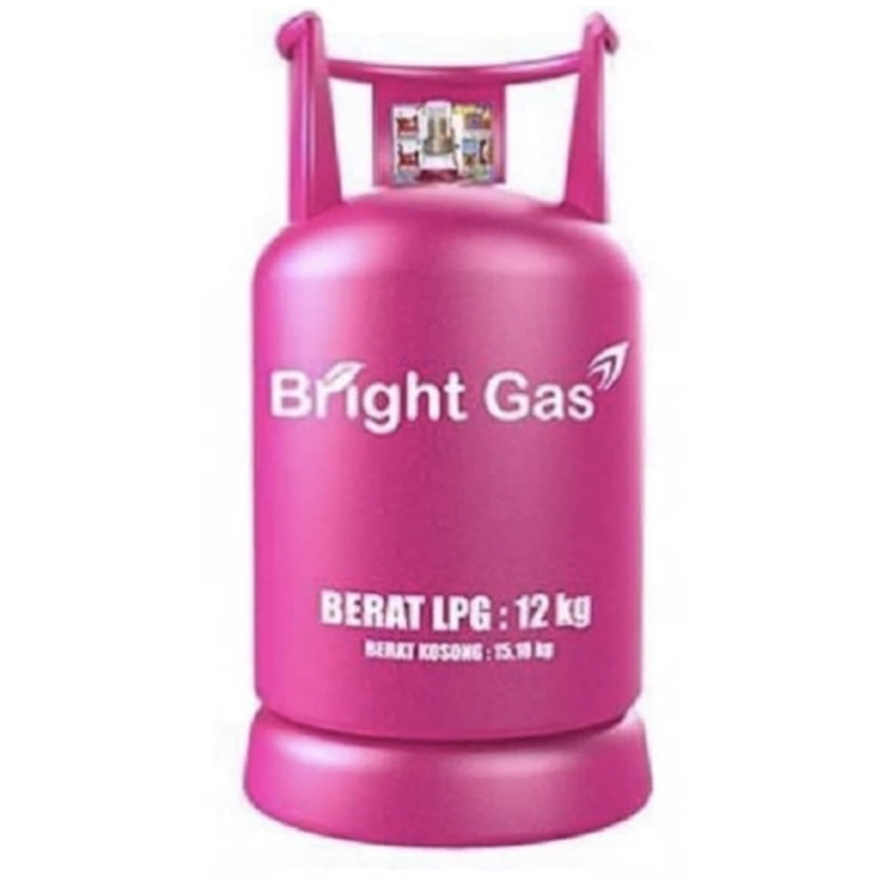 Jual Tabung Elpiji LPG 12Kg Bright Gas + Isi Gas Elpiji Segel Pertamina