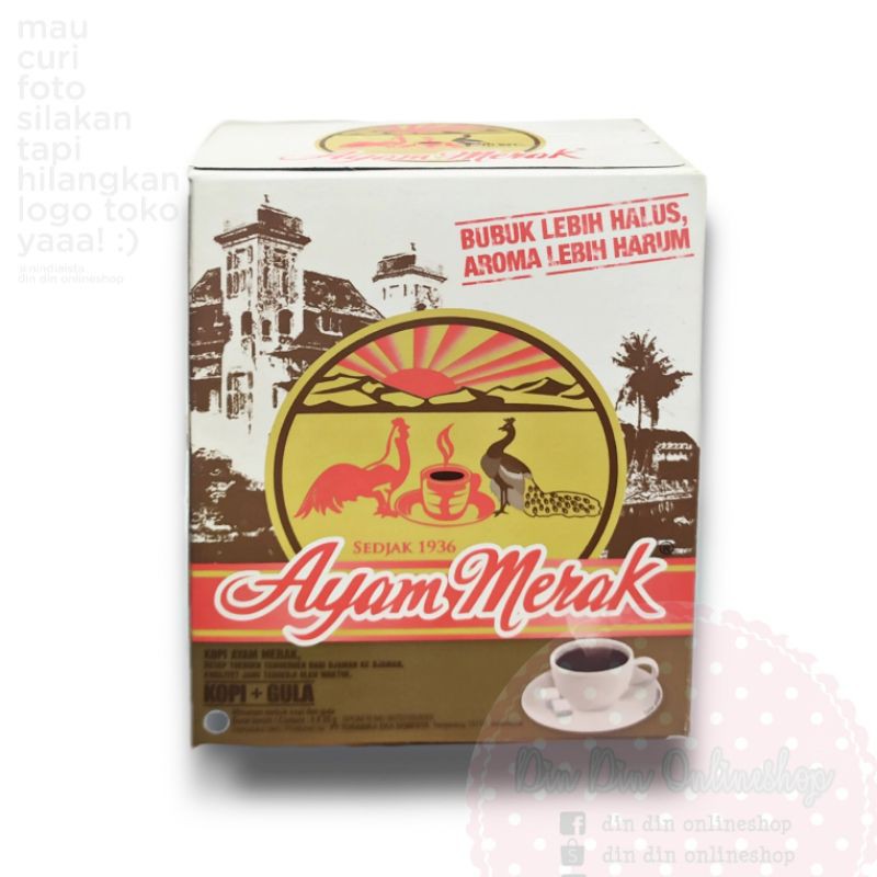 Jual KOPI AYAM MERAK isi 5 sachet coffee mix kopi jadul priyayi