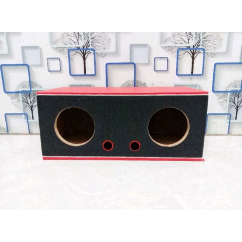 Jual Box speaker subwoofer 6 inch double | Shopee Indonesia