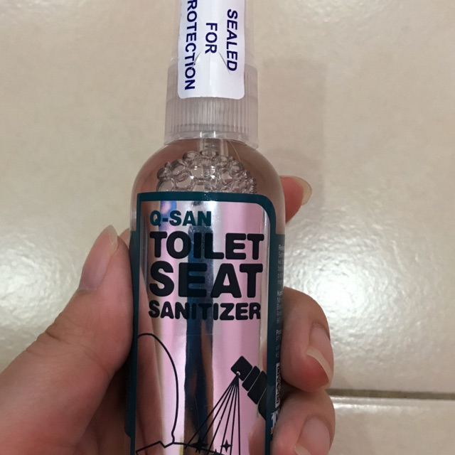 Jual Toilet seat sanitizer spray qsan Shopee Indonesia