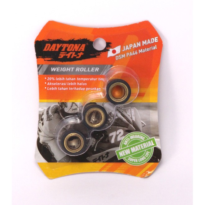Jual Weight Roller Daytona Xeon, GT125, Xeon Rc, Mio M3, Nmax 9gr