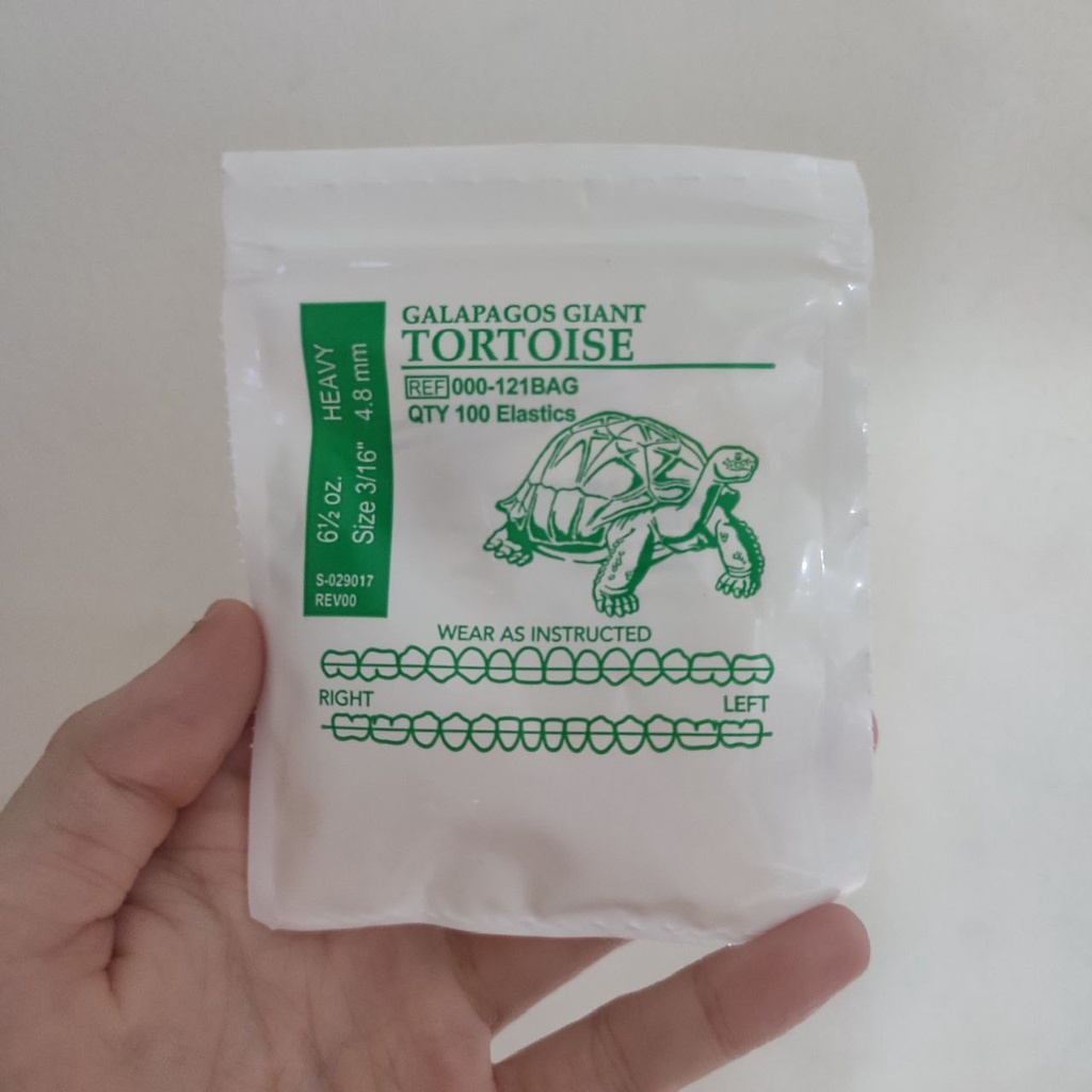 Jual Karet Elastic American Orthodontics Tortoise Heavy Per Piece