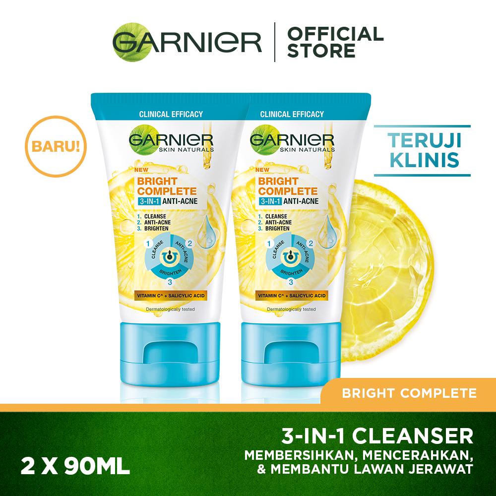 Jual [Near Expired Date] Garnier Bright Complete Anti Acne Facial Wash